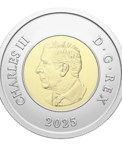 Alternative view of 2025 Canada Two Dollar UNCIRCULATED from Mint Roll
