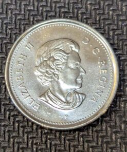 Alternative view of 2005 Canada 5-Cents 2005 Victory in Europe 60th Anniversary Commemorative