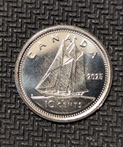 Canada 2025 10 Cents BU from Mint Roll