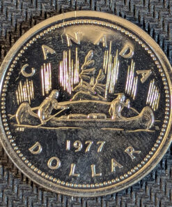 Canada 1977 1 Dollar PROOF-LIKE Short Water Lines (Please Read Description)