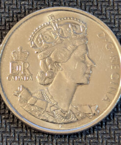 Alternative view of Canada 2002P Jubilee 50 Cents AU/UNC