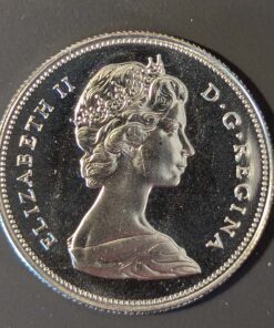 Alternative view of 1974 Canada 50-Cent PROOF-LIKE CAMEO
