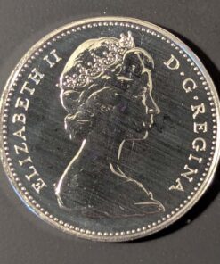 Alternative view of 1977 Canada 5-Cent PROOF-LIKE