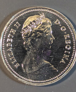 Alternative view of 1980 Canada 5-Cent PROOF-LIKE