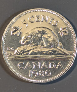 1980 Canada 5-Cent PROOF-LIKE