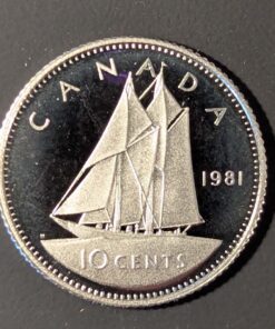 1981 Canada 10-Cent PROOF