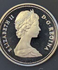 Alternative view of 1982 Canada Voyageur Nickel Dollar PROOF