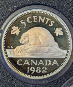 1982 Canada 5-Cent PROOF