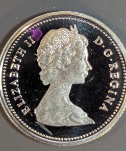 Alternative view of 1983 Canada 25-Cent PROOF