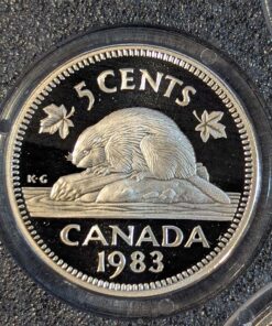 1983 Canada 5-Cent PROOF