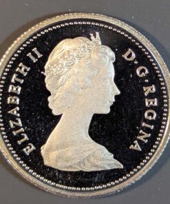 Alternative view of 1984 Canada 25-Cent PROOF