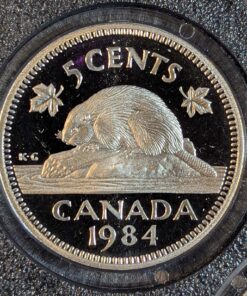 1984 Canada 5-Cent PROOF