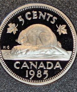 1985 Canada 5-Cent PROOF