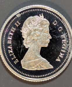 Alternative view of 1986 Canada 10-Cent PROOF