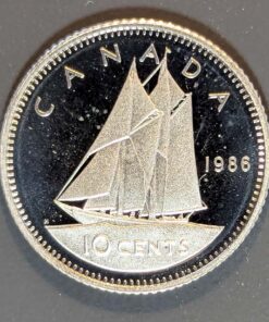 1986 Canada 10-Cent PROOF