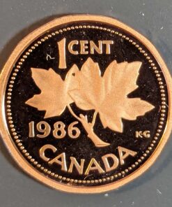 1986 Canada 1-Cent PROOF