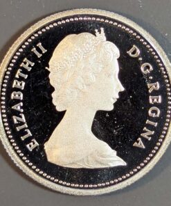 Alternative view of 1986 Canada 25-Cent PROOF