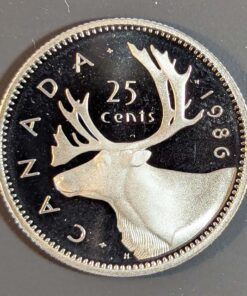 1986 Canada 25-Cent PROOF