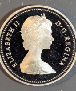 Alternative view of 1986 Canada 5-Cent PROOF