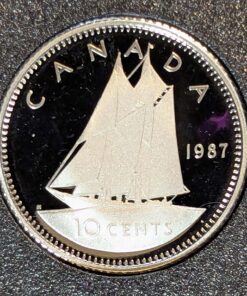 1987 Canada 10-Cent PROOF