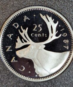 1987 Canada 25-Cent PROOF