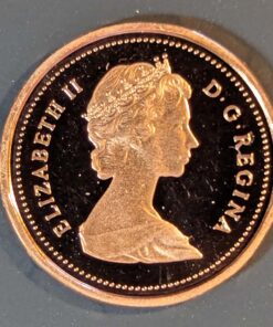 Alternative view of 1988 Canada 1-Cent PROOF