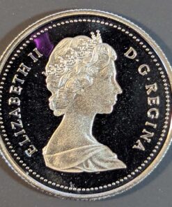 Alternative view of 1988 Canada 25-Cent PROOF