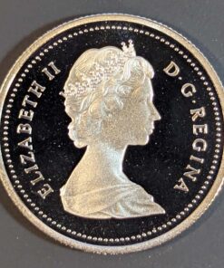 Alternative view of 1989 Canada 25-Cent PROOF