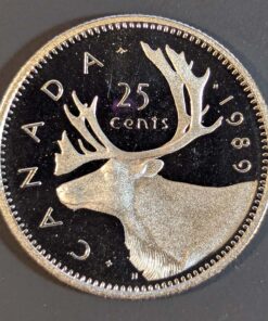 1989 Canada 25-Cent PROOF