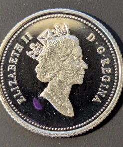 Alternative view of 1990 Canada 10-Cent PROOF
