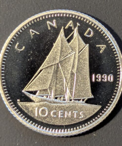 1990 Canada 10-Cent PROOF