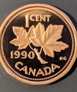 1990 Canada 1-Cent PROOF