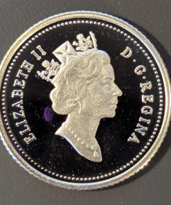 Alternative view of 1991 Canada 10-Cent PROOF