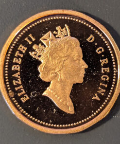 Alternative view of 1991 Canada 1-Cent PROOF