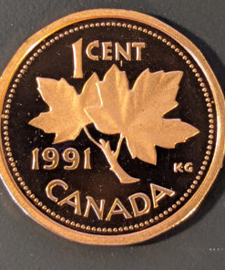1991 Canada 1-Cent PROOF