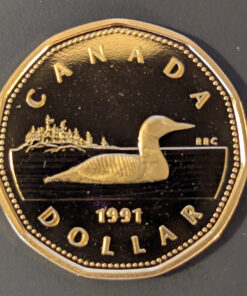 1991 Canada Loon Dollar PROOF