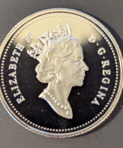 Alternative view of 1991 Canada 25-Cent PROOF