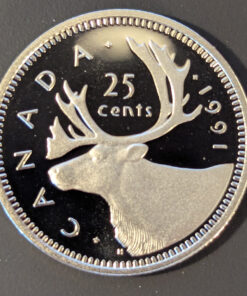 1991 Canada 25-Cent PROOF