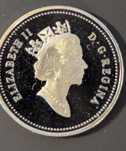 Alternative view of 1991 Canada 5-Cent PROOF