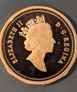 Alternative view of 1992 Canada 1-Cent PROOF