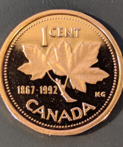 1992 Canada 1-Cent PROOF
