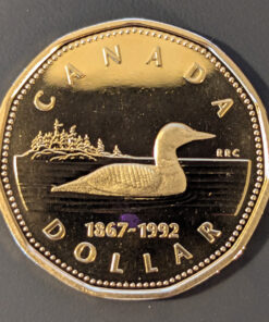 1992 Canada Loon Dollar PROOF
