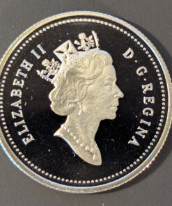 Alternative view of 1992 Canada 25-Cent PROOF