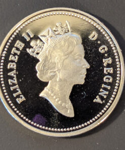 Alternative view of 1992 Canada 5-Cent PROOF