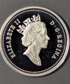 Alternative view of 1993 Canada 10-Cent PROOF