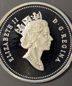 Alternative view of 1993 Canada 25-Cent PROOF