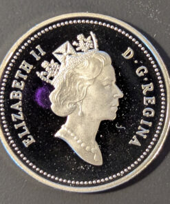 Alternative view of 1993 Canada 5-Cent PROOF