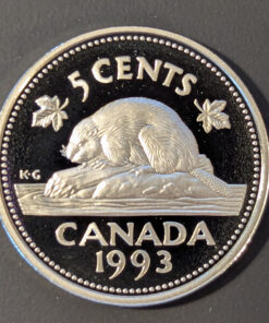 1993 Canada 5-Cent PROOF