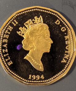Alternative view of 1994 Canada War Memorial Dollar PROOF