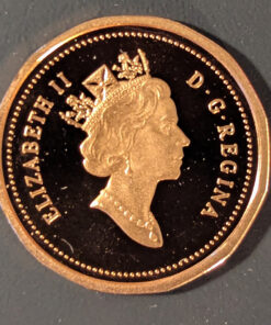 Alternative view of 1995 Canada 1-Cent PROOF